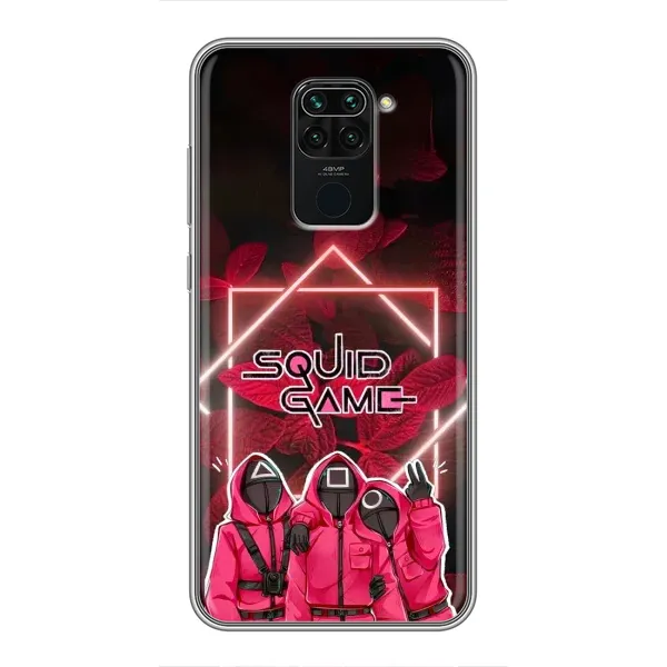 Чохол з принтом «Охоронці Гра кальмара» для Xiaomi Redmi Note 9