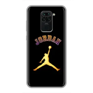 Чехлы для Xiaomi Redmi Note 9 - с картинкой JORDAN (AlphaPrint) (Jordan Gold)