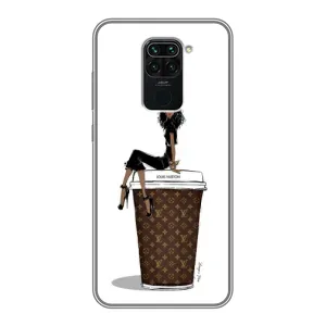 Чохли Луі Вітон для Xiaomi Redmi Note 9 (AlphaPrint - LOUIS VUITTON) (кава LOUIS VUITTON)