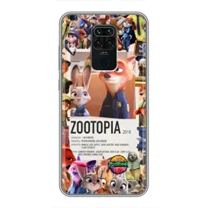 Чохол Зоотрополіс на Xiaomi Redmi Note 9 (Постер Зоотрополіс)