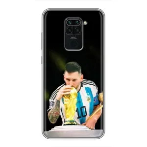 Чохли для Xiaomi Redmi Note 9 (Leo чемпіон) (AlphaPrint) (Кубок Мессі)