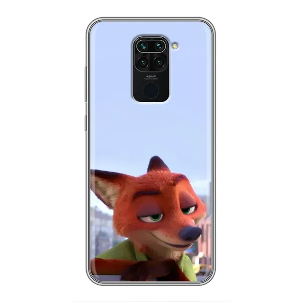 Чохол з принтом «Лис Нік» для Xiaomi Redmi Note 9 Чохол з принтом «Лис Нік» для Xiaomi Redmi Note 9