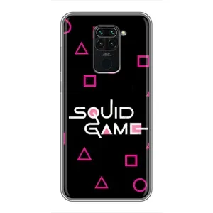 Чохол Гра в кальмара для Xiaomi Redmi Note 9 (Патерн Гра кальмара)