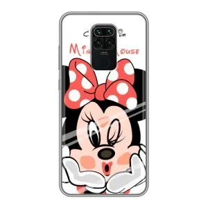 Эксклюзивный чехол для Xiaomi Redmi Note 9 (AlphaPrint - Мультяшные) (Маус Минни)