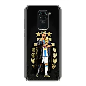 Чохли для Xiaomi Redmi Note 9 (Leo чемпіон) (AlphaPrint) (Мессі Король)