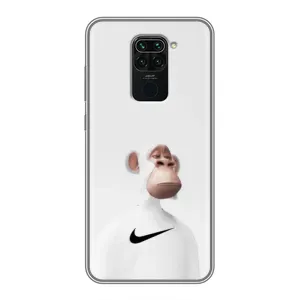 Чехлы с Обезьянами NFT для Xiaomi Redmi Note 9 (AlphaPrint) (обезьяна NFT Nike)