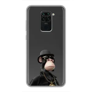 Чехлы с Обезьянами NFT для Xiaomi Redmi Note 9 (AlphaPrint) (Обезьяна NFT)