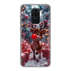 Чехол с принтом «Олень среди подарков» для Xiaomi Redmi Note 9