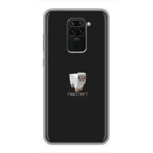 Чохол Майнкрафт на Xiaomi Redmi Note 9 (AlphaPrint) Minecraft (Овечка Майнкрафт)