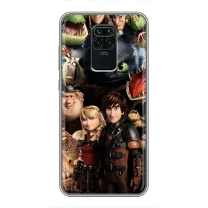 Чохол як приборкати дракона на Xiaomi Redmi Note 9 (Персонажі дракона)
