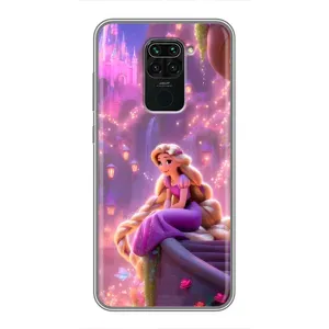 Чохол Рапунцель для Xiaomi Redmi Note 9 (Рапунцель у замку)