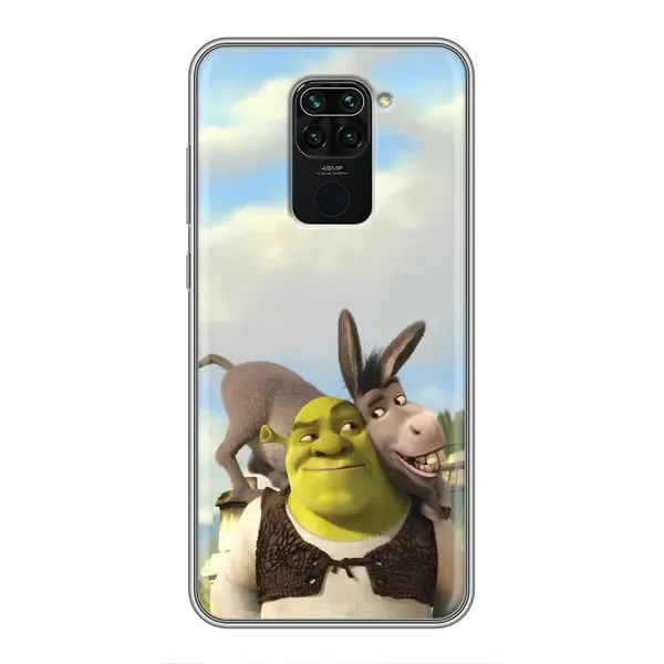Чохол з принтом «Шрек та Осел» для Xiaomi Redmi Note 9 Чохол з принтом «Шрек та Осел» для Xiaomi Redmi Note 9