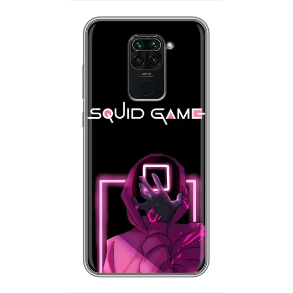 Чохол з принтом «Неоновий охоронець гри» для Xiaomi Redmi Note 9