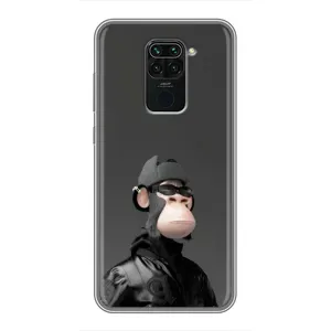 Чехлы с Обезьянами NFT для Xiaomi Redmi Note 9 (AlphaPrint) (стильная обезьяна NFT)