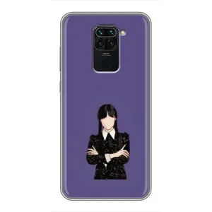 Чохли Венсдей на Xiaomi Redmi Note 9 Уенсдей (AlphaPrint)