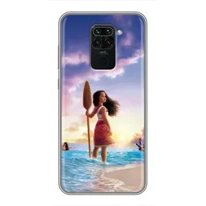 Чохол з мультфільмом Ваяна Xiaomi Redmi Note 9 (Моана з веслом)