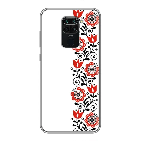 Чехол с принтом «Яркая вишиванка» для Xiaomi Redmi Note 9
