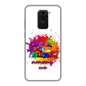 Чохли Амонг Ас для Xiaomi Redmi Note 9 (AlphaPrint) (Яскравий АмонгАс)