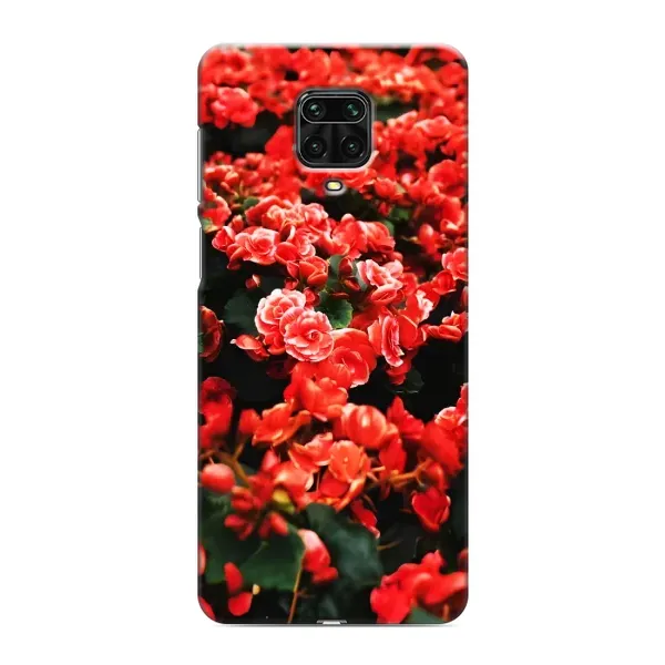 Чехол с принтом «Цветы красные» для Xiaomi Redmi Note 9S Чехол с принтом «Цветы красные» для Xiaomi Redmi Note 9S