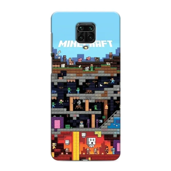 Чохол з принтом «фон Minecraft» для Xiaomi Redmi Note 9S