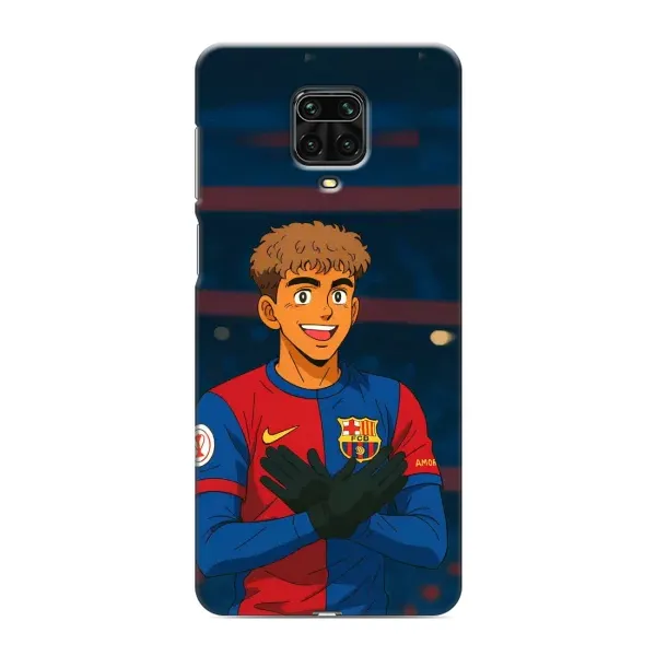 Чехол с принтом «Футболист Ямаль» для Xiaomi Redmi Note 9S