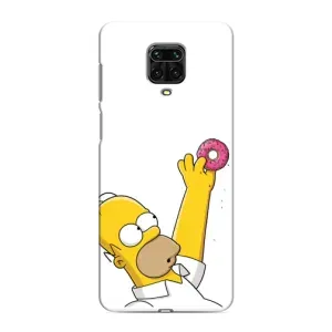 Чjхол з Сімпсонами для Xiaomi Redmi Note 9S (VPrint) (Гомер з пончиком)