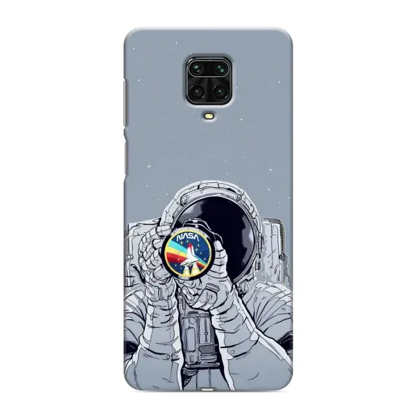 Чехол с принтом «Космонавт фото» для Xiaomi Redmi Note 9S