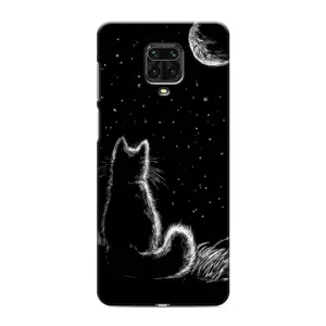 Чехол с принтом для Xiaomi Redmi Note 9S (AlphaPrint) Модные коты