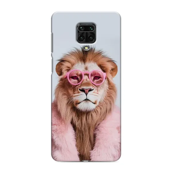 Чехол с принтом «Лев в очках» для Xiaomi Redmi Note 9S Чехол с принтом «Лев в очках» для Xiaomi Redmi Note 9S