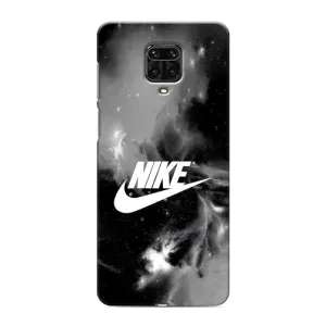 Чехол для Xiaomi Redmi Note 9S - с принтом Найк (AlphaPrint) (Лого Найк)