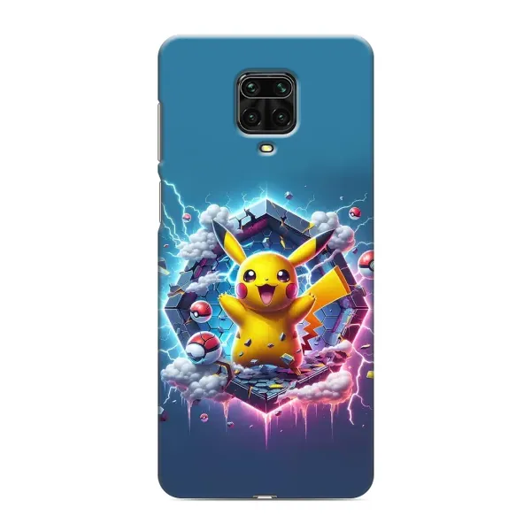 Чехол с принтом «Лого Пикачу» для Xiaomi Redmi Note 9S