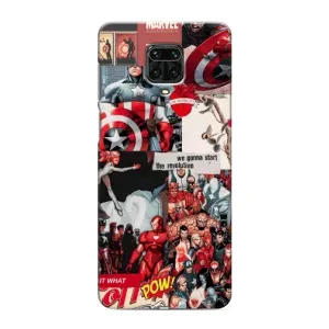 Чехол с принтом «Марвел Комикс» для Xiaomi Redmi Note 9S