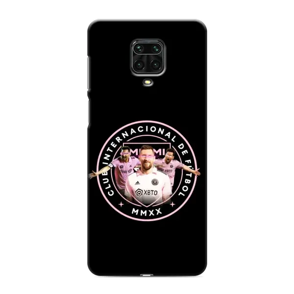 Чехол с принтом «Месси в лого» для Xiaomi Redmi Note 9S