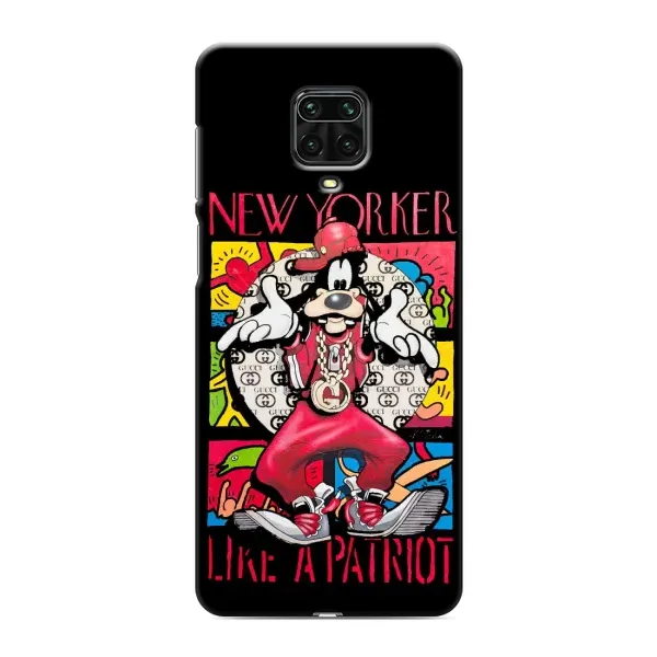 Чехол с принтом «Мультяшный Волк» для Xiaomi Redmi Note 9S