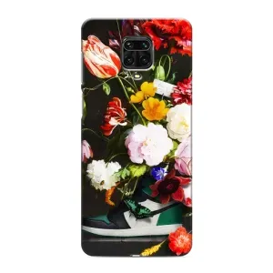 Чехол с принтом «Nike цветы» для Xiaomi Redmi Note 9S