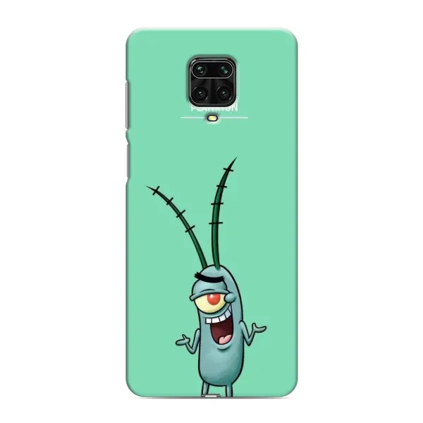Чохол з принтом «Персонаж Планктон» для Xiaomi Redmi Note 9S