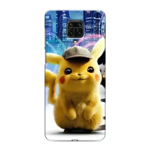 Чехол с принтом «Пикачу в городе» для Xiaomi Redmi Note 9S