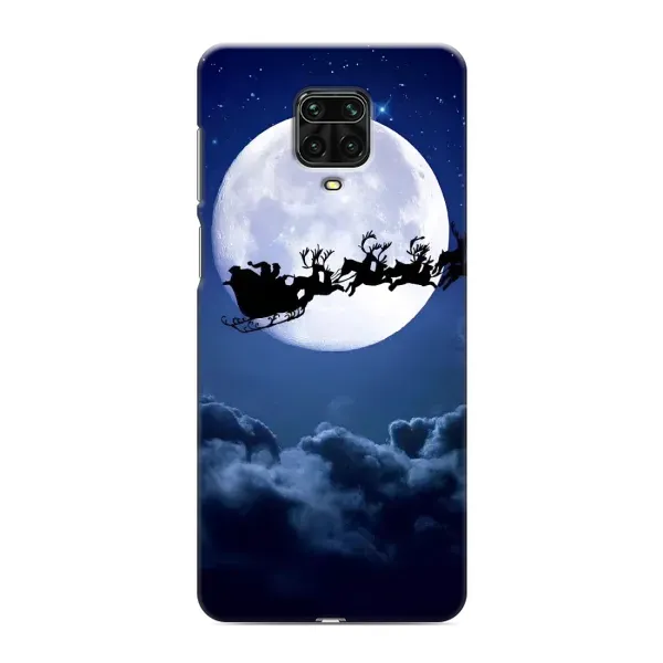 Чехол с принтом «Санта - луна» для Xiaomi Redmi Note 9S Чехол с принтом «Санта - луна» для Xiaomi Redmi Note 9S