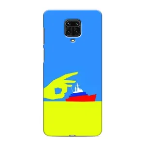 Чехол с принтом «Щелбан кораблю» для Xiaomi Redmi Note 9S