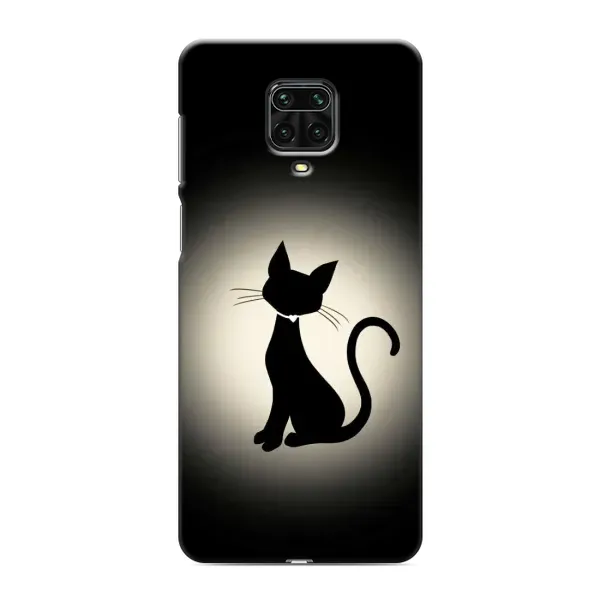 Чехол с принтом «Силуэт котика» для Xiaomi Redmi Note 9S Чехол с принтом «Силуэт котика» для Xiaomi Redmi Note 9S