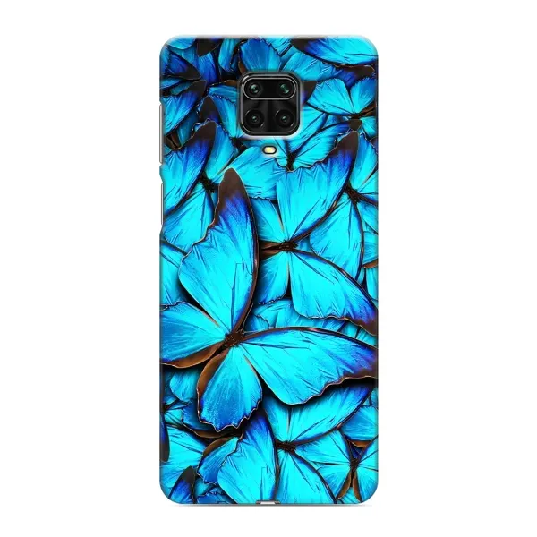Чехол с принтом «Синие бабочки» для Xiaomi Redmi Note 9S