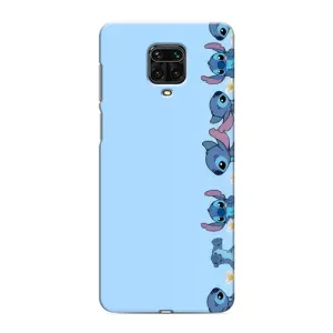 Чехол с принтом Стич на Xiaomi Redmi Note 9S (Стич фон)
