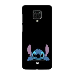 Чехол с принтом Стич на Xiaomi Redmi Note 9S (Стич на черном)