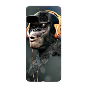 Чехол с принтом «В наушниках» для Xiaomi Redmi Note 9S