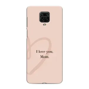 Чохол з принтом «Серце мамі» для Xiaomi Redmi Note 9S