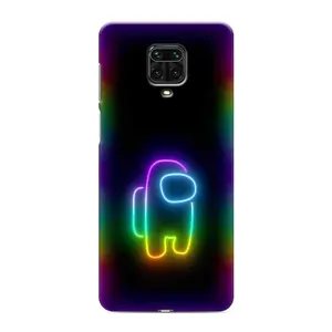 Чехол Амонг Ас для Xiaomi Redmi Note 9S (AlphaPrint) (Яркий скин)