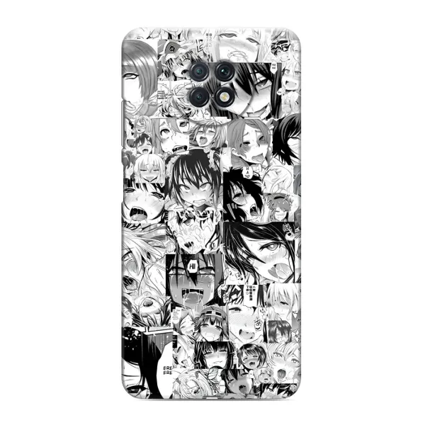 Чехол с принтом «Ahegao manga» для Xiaomi Redmi Note 9T