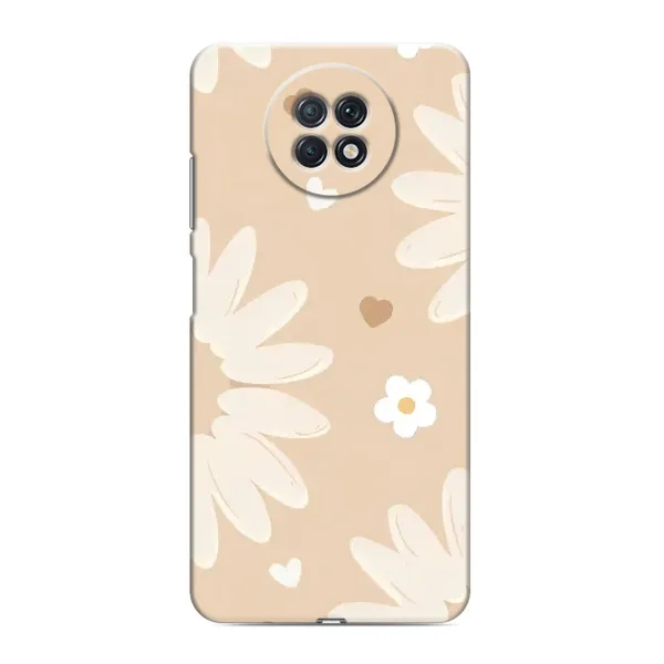 Чохол з принтом «Бежеві квіти» для Xiaomi Redmi Note 9T Чохол з принтом «Бежеві квіти» для Xiaomi Redmi Note 9T