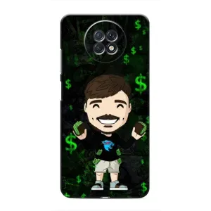 Чехол с принтом «Блогер Beast» для Xiaomi Redmi Note 9T