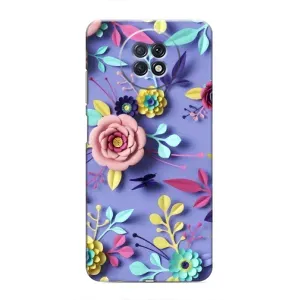 Чехлы с Цветами для Xiaomi Redmi Note 9T (VPrint) (Цветочный дизайн)